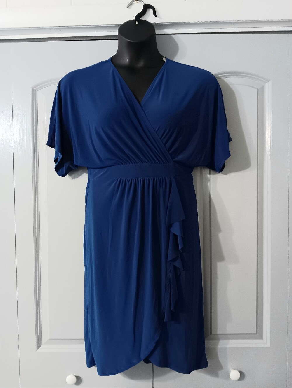 PaperDoll royal blue short sleeve dress